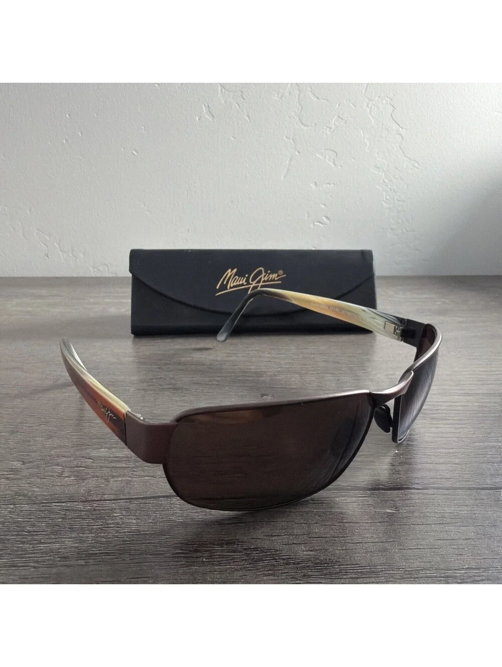 Maui Jim Black Coral MJ 249-19M Brown Polarized Sunglasses